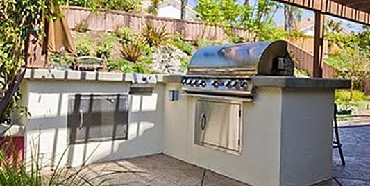 Stucco Outdoor Kitchen Landscaping, How To Stucco A Outdoor Kitchen